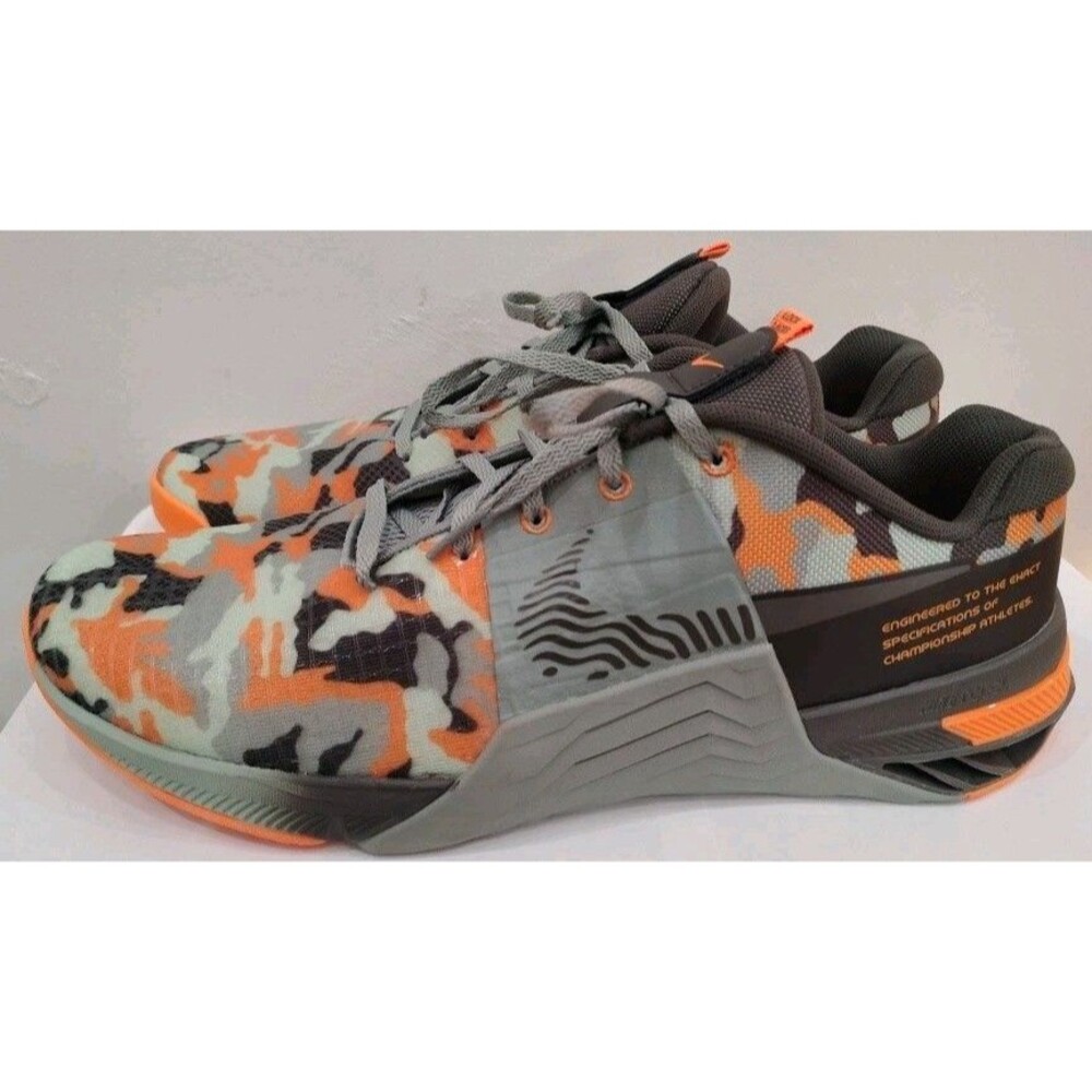 Nike Mens Metcon 8 AMP DV9019-300 Multicolor Camo Running Shoes Size 12.5